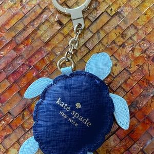 Kate Spade Turtle keychain charm